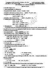 Chuyên đề Oxi  không khí (buổi 1)